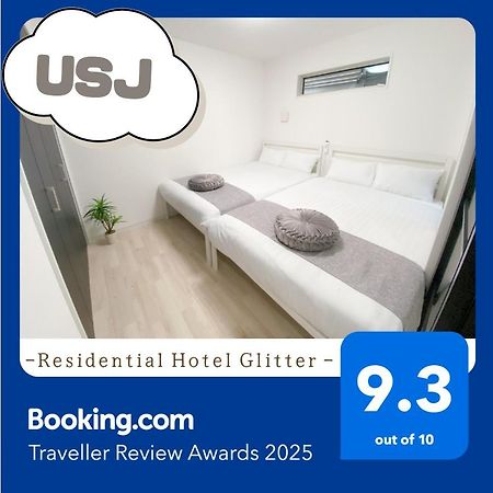 Residential Hotel Glitter Usjまで1駅5分 Ōsaka Eksteriør bilde